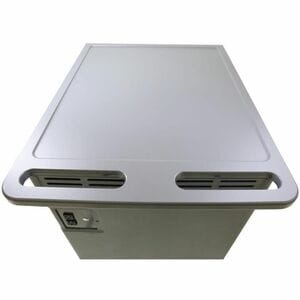 Ergotron Zip40 Charging Cart - 3.45 kg Capacity - 4 Casters - 127 mm Caster Size - Steel - 662.9 mm Width x 820.4 mm Depth
