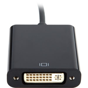 V7 Black USB Video Adapter USB-C Male to DVI-I Female - USB Type C Male - DVI-D Digital Video Female - Black USB-C TO DVI-