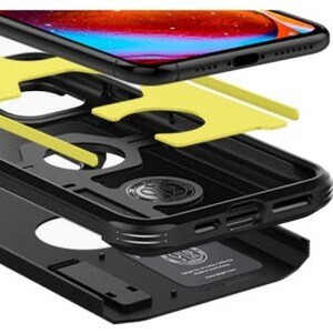 Spigen Tough Armor Case for Apple iPhone 11 Smartphone - Black - Impact Resistant, Shock Resistant, Shock Absorbing, Drop 