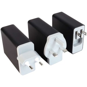 Club 3D USB Type A and C Dual Power Charger up to 60W - 60 W - 5 V DC, 12 V DC, 9 V DC, 15 V DC, 20 V DC Output - 3 A