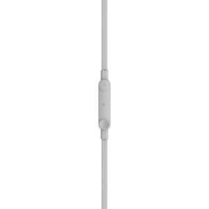 Belkin ROCKSTAR Wired Earbud Stereo Earset - White - Binaural - In-ear - 111.8 cm Cable - Lightning Connector
