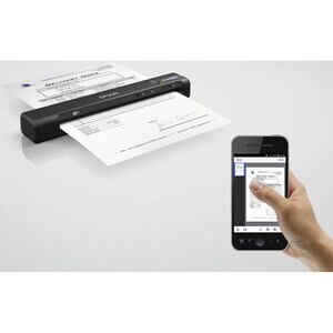 Epson WorkForce ES-60W Sheetfed Scanner - 600 dpi Optical - 48-bit Color - 16-bit Grayscale - 10 ppm (Mono) - 10 ppm (Colo