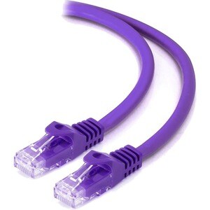 Alogic Purple CAT6 Network Cable - 0.5m - 50 cm Category 6 Network Cable for Network Device - First End: 1 x RJ-45 Network