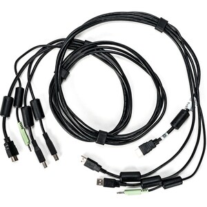 CABLE ASSY, 1-HDMI 2-USB/1-AUDIO, 6FT