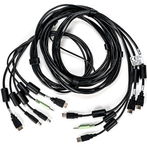 CABLE ASSY, 2-HDMI 2-USB/1-AUDIO, 10FT