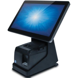 Elo Wallaby POS Stand - Up to 15" Screen Support - Undercounter - Black