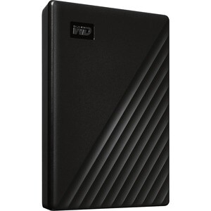 WD My Passport WDBPKJ0050BBK-WESN 5 TB Portable Hard Drive - External - Black - USB 3.0 - 256-bit Encryption Standard - Re