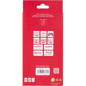 Câble A/V DCU - 1 m HDMI - pour Périphérique audio/vidéo, PlayStation 3, HDTV, DVD, Home Cinéma, Tablette, LCD, Imprimante