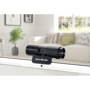 AVerMedia CAM 313 Webcam - 2 Megapixel - USB 2.0, NDAA Compliant - 1920 x 1080 Video - CMOS Sensor - Fixed Focus - Microph