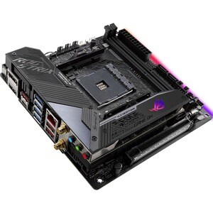 Asus ROG Strix X570-I Gaming Desktop Motherboard - AMD X570 Chipset - Socket AM4 - Mini ITX - 64 GB DDR4 SDRAM Maximum RAM