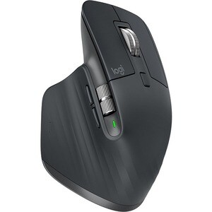 Logitech MX Master 3 Mouse - Bluetooth/Radio Frequency - USB - Darkfield - 7 Button(s) - Graphite - Wireless - 2.40 GHz - 