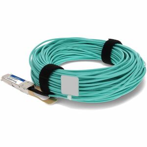 AddOn 25 m Fibre Optic Network Cable - 1 - TAA Compliant - Cable for Network Device - First End: 1 x QSFP28 Network - Seco