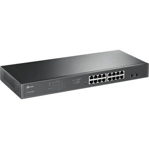 TP-Link TL-SG1218MPE - JetStream 16-Port Gigabit Easy Smart PoE/PoE+ Switch - Easy Smart Managed - 16 PoE+ Ports @250W, 2 