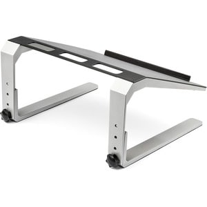 StarTech.com Adjustable Laptop Stand - Heavy Duty Steel & Aluminum - 3 Height Settings - Tilted - Ergonomic Laptop Riser f