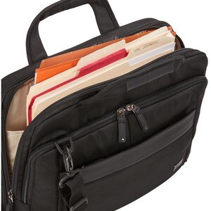 Case Logic NOTIBT-114 Carrying Case (Briefcase) for 14" Notebook - Black - Impact Resistant - Nylon Body - Checkpoint Frie