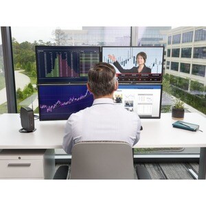 HP t740 Thin Client - AMD Ryzen V1756B Quad-core (4 Core) 3.25 GHz - 8 GB RAM DDR4 SDRAM - 128 GB Flash - AMD Radeon E9173