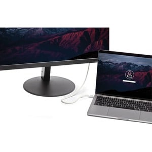 StarTech.com Thunderbolt 3 Cable - 0.5m / 1 ft - White - 4K 60Hz - 40Gbps - Passive - Thunderbolt Cable - USB Type C Charg