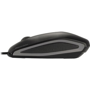 CHERRY GENTIX Mouse - USB - Optical - 3 Button(s) - Black - 1 - Cable - 1000 dpi - Scroll Wheel - Symmetrical