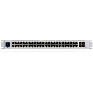 Ubiquiti USW-Pro-48-PoE Layer 3 Switch - 48.0 Ports - Manageable - 3 Layer Supported - Modular - 60 W Power Consumption - 