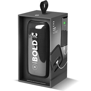 Fresh 'n Rebel Rockbox Bold M 1RB6500SG Bluetooth Lautsprechersystem - Grau - Aufladbarer Akku - USB