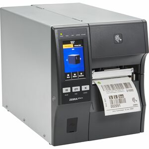 ZEBRA TECHNOLOGIES Thermotransfer Drucker ZT411; 4", 203 dpi, Euro und UK Netzkabel, Serial, USB, 10/100 Ethernet, Bluetoo