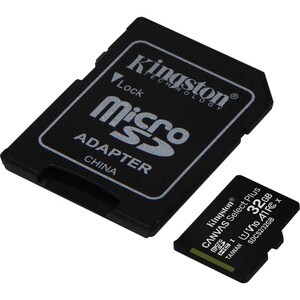 Kingston Canvas Select Plus 32 GB Class 10/UHS-I (U1) microSDHC - 3 Pack - 100 MB/s Read - Lifetime Warranty