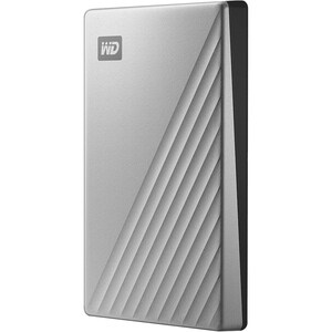WD My Passport Ultra WDBPMV0050BSL 5 TB Portable Hard Drive - External - Silver - Desktop PC Device Supported - USB 3.0 - 