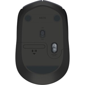 LOGITECH MOUSE M170 WRLS GREY