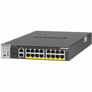 Netgear M4300 XSM4316PB 16 Ports Manageable Ethernet Switch - 3 Layer Supported - 500 W PoE Budget - Twisted Pair - PoE Po