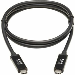 Tripp Lite series Thunderbolt 3 Cable, M/M, 1.5 m, Black - 4.9 ft (1.50 m) Thunderbolt 3 Video/Data Transfer Cable for Mac