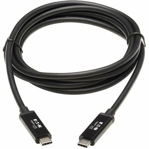 Tripp Lite series Thunderbolt 3 Cable, M/M, 2 m, Black - 6.6 ft (2 m) Thunderbolt 3 Video/Data Transfer Cable for MacBook,