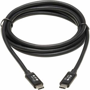 Tripp Lite series Thunderbolt 3 Cable, M/M, 2 m, Black - 6.6 ft (2 m) Thunderbolt 3 Video/Data Transfer Cable for MacBook,