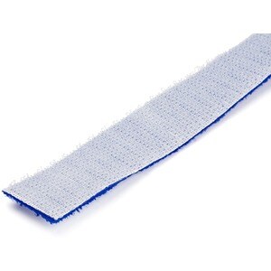StarTech.com 25ft. Hook and Loop Roll - Blue - Cable Management (HKLP25BL) - 25ft Bulk Roll of Blue Hook and Loop Tape 3/4