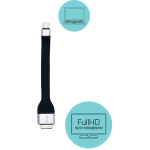 i-tec USB/VGA Video/Data Transfer Cable for Monitor, Notebook, Tablet, Smartphone, Projector, TV - First End: 1 x USB Type