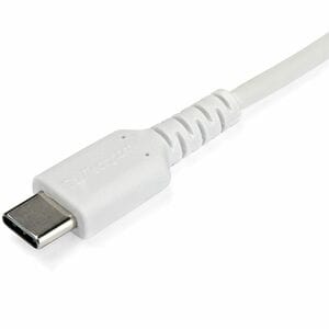 StarTech.com 1m USB C Charging Cable - Durable Fast Charge & Sync USB 2.0 Type C to C Charger Cord - TPE Jacket Aramid Fib