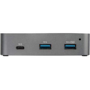 StarTech.com 3 Port USB C 3.2 Gen 2 Hub with Ethernet Adapter - 10Gbps USB Type C to 2x USB-A 1x USB-C - Powered Hub w/ Fa