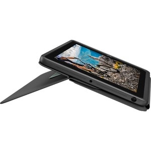 Logitech Rugged Folio Keyboard/Cover Case (Folio) for 25.9 cm (10.2") Apple iPad (7th Generation) Tablet - Graphite - Drop