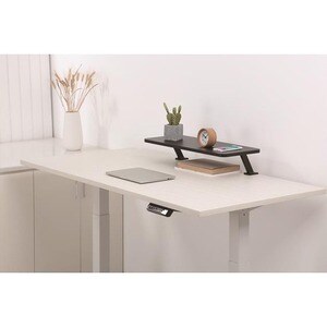 StarTech.com Monitor Riser Stand - Clamp-on Monitor Shelf for Desk - Extra Wide 25.6"/65 cm - For up to 34" Monitors - Bla