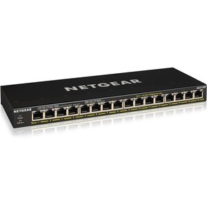 Netgear 300 GS316P 16 Anschlüsse Ethernet-Switch - 2 Unterstützte Netzwerkschicht - Verdrilltes Doppelkabel - Desktop, Wal