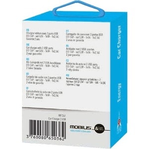 MOBILIS Auto Adapter - For Tablet PC, Smartphone, USB Device - 12 V DC, 24 V DC Input - 5 V DC Output - 2.10 A