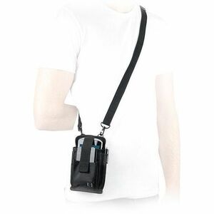 MOBILIS Carrying Case (Holster) Mobile Computer - Black - 1680D Nylon Body - Holster - 50 mm Height x 145 mm Width x 85 mm