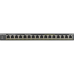 Netgear GS316PP Ethernet Switch - 16 Ports - 2 Layer Supported - Twisted Pair - Desktop, Wall Mountable, Rack-mountable - 