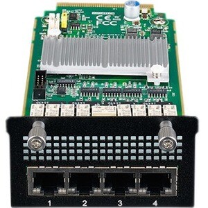 Advantech 4 Ports 1GbE RJ45 Thumbscrew Type - For Data Networking - 4 x RJ-45 10/100/1000Base-T LAN - Twisted PairGigabit 
