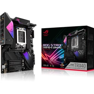 Asus ROG Strix TRX40-E Gaming Desktop Motherboard - AMD TRX40 Chipset - Socket sTRX4 - ATX - 256 GB DDR4 SDRAM Maximum RAM