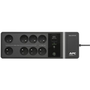 APC by Schneider Electric Back-UPS Standby UPS - 650 VA/400 W - Tower - 6 Hour Recharge - 2.60 Minute Stand-by - 230 V AC 