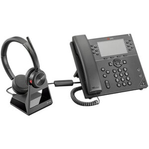 Cuffie Plantronics Savi S7220 D Wireless Over-the-head Stereo - Binaural - Supra-aural - 12192 cm - DECT - 100 Hz a 6,80 k