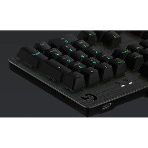 Logitech G G513 CARBON Gaming Keyboard - Cable Connectivity - USB 2.0 Interface - RGB LED - Spanish - QWERTY Layout - Carb