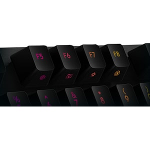 Logitech G512 Gaming Keyboard - Cable Connectivity - USB 2.0 Interface - Spanish - Carbon - Mechanical Keyswitch - Windows