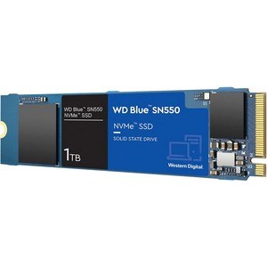 WD Blue SN550 WDS100T2B0C 1 TB Solid State Drive - M.2 2280 Internal - PCI Express NVMe (PCI Express NVMe 3.0 x4) - Deskto