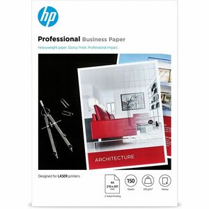HP Professional Laser Copy & Multipurpose Paper - White - A4 - 210 mm x 297 mm - 200 g/m² Grammage - Glossy - 150 Sheet